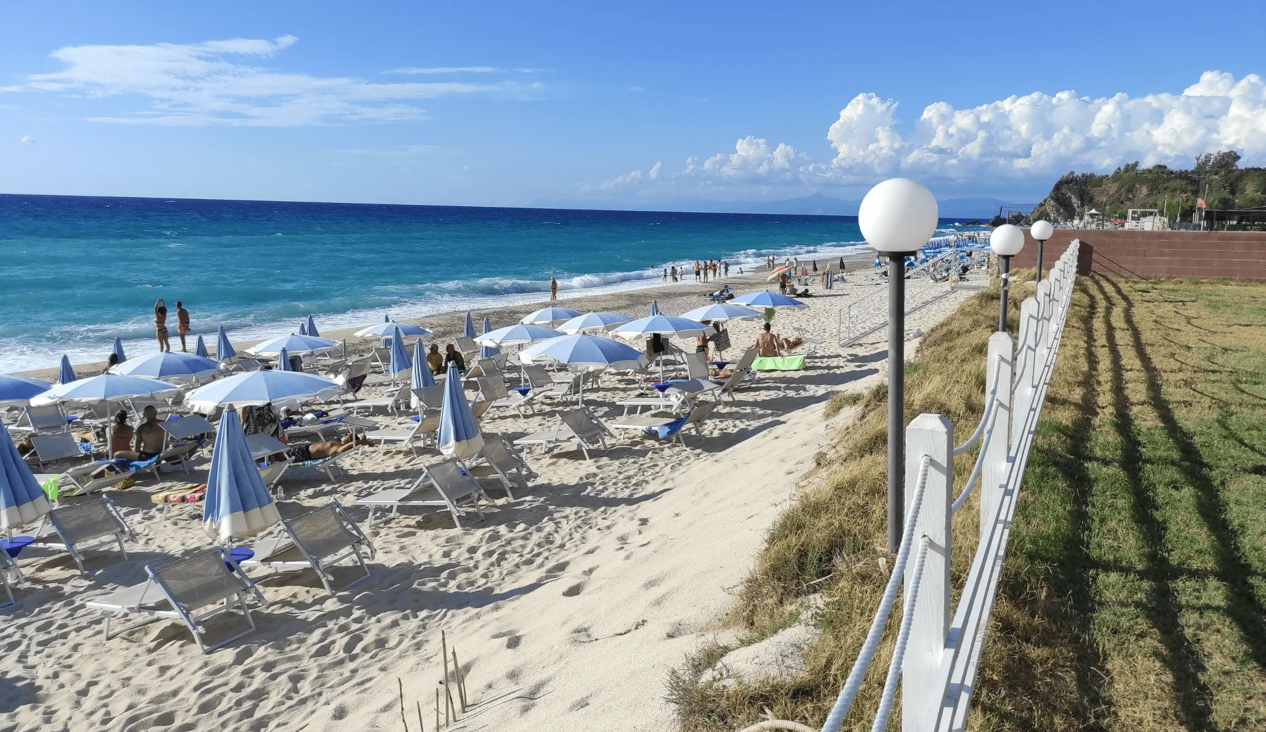 Spiaggia privata del villaggio sul mare di Zambrone